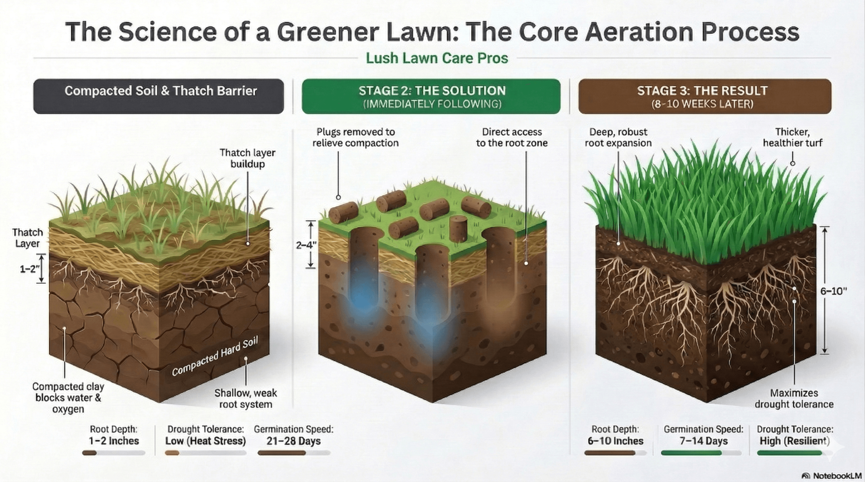 The Science of a Greener Lawn: The Core Aeration Process
