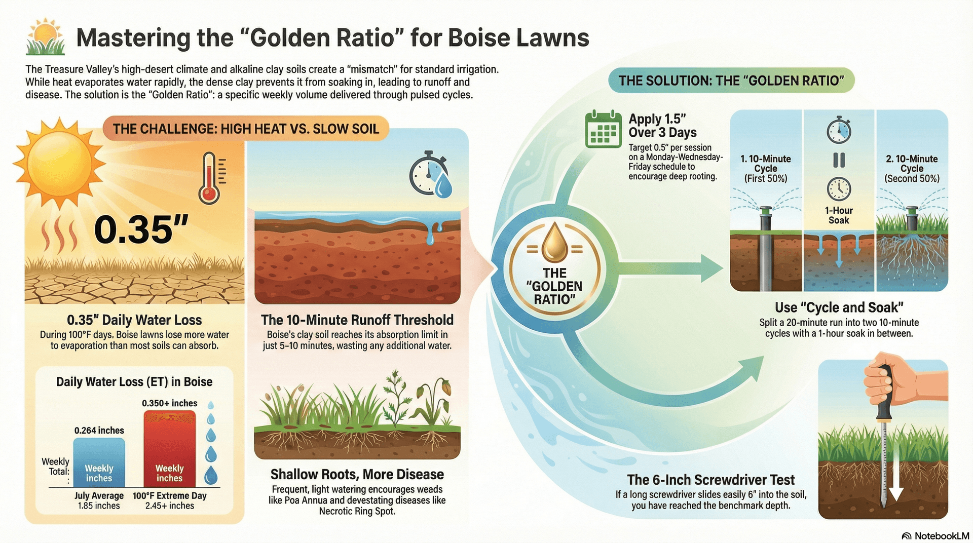 Irrigation System Winterization Infographic